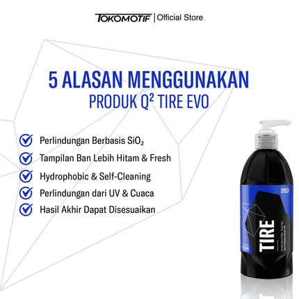 Gyeon Q2 Tire 500 ml - Semir Ban
