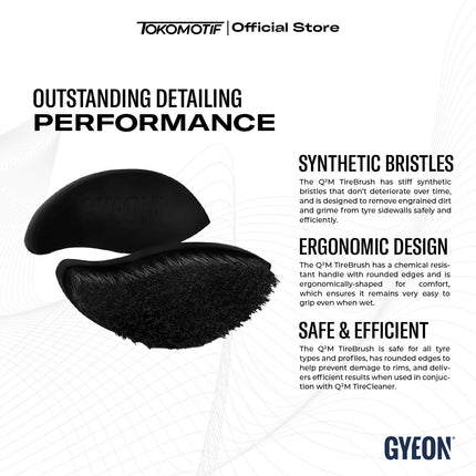 Gyeon Q2M Tire Brush - Sikat Ban