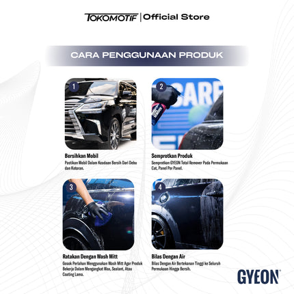 Gyeon Q2M Total Remover 500-1000 ml - Cairan Pembersih Coating