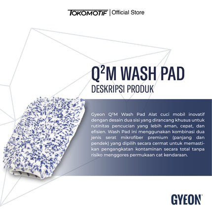 Gyeon Q2M Wash Pad - Sarung Tangan Cuci Mobil