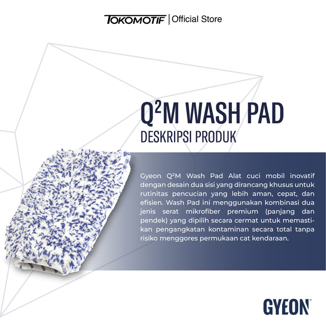 Gyeon Q2M Wash Pad - Sarung Tangan Cuci Mobil