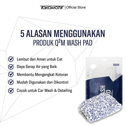 Gyeon Q2M Wash Pad - Sarung Tangan Cuci Mobil
