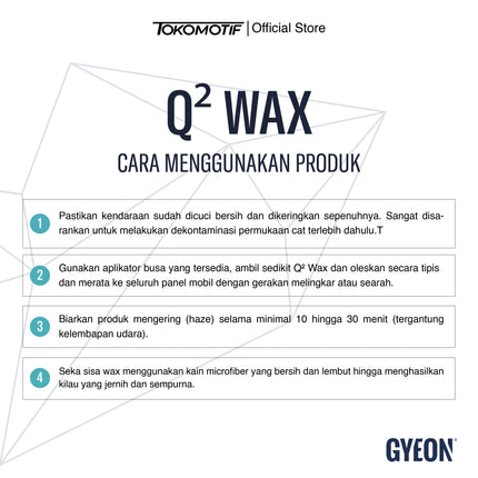Gyeon Q2 Wax 175 gr - Wax