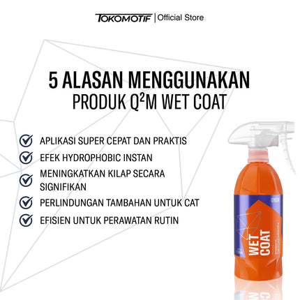 Gyeon Q2M Wet Coat 500-4000 ml - Cairan Efek Daun Talas