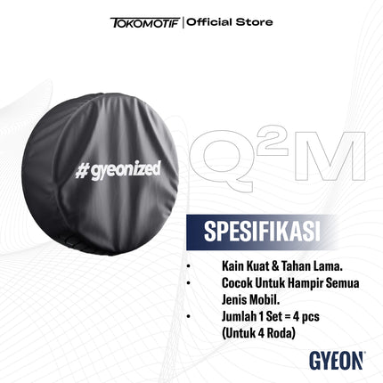 Gyeon Q2M Wheel Covers 4x80 cm - Pelindung Roda Mobil