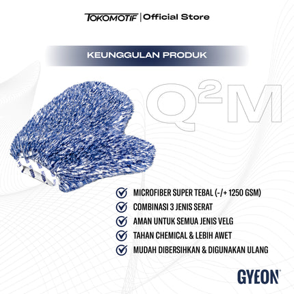 Gyeon Q2M Wheel Mitt - Sarung Tangan Pembersih Velg