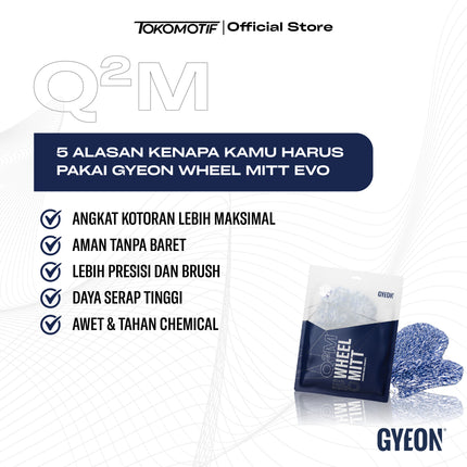 Gyeon Q2M Wheel Mitt - Sarung Tangan Pembersih Velg