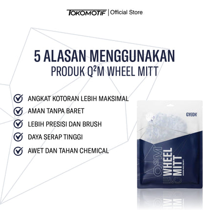 Gyeon Q2M Wheel Mitt - Sarung Tangan Pembersih Velg