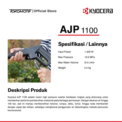Kyocera Pressure Washer AJP1100