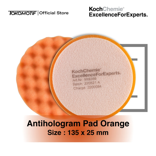 KochChemie Antihologram Pad Orange 135x25 mm - Pad Poles