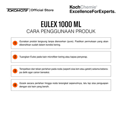 KochChemie Eulex 1000 ml - Pembersih Lem