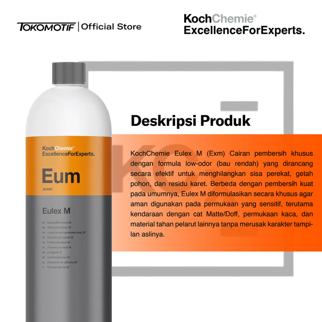 KochChemie Eulex M 1000 ml - Pembersih Lem