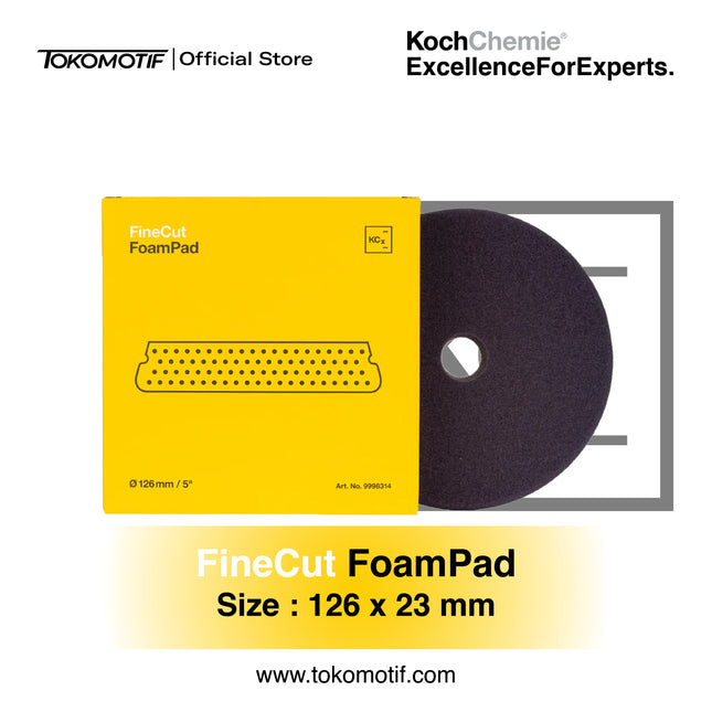 KochChemie Fine Cut Foam Pad 126x23 mm - Pad Poles