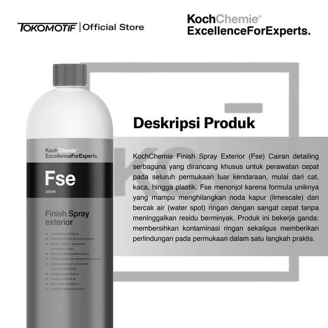 KochChemie Finish Spray Exterior 1000 ml - Maintenance Body Mobil