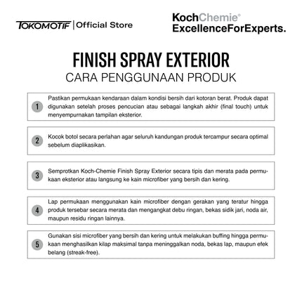 KochChemie Finish Spray Exterior 1000 ml - Maintenance Body Mobil