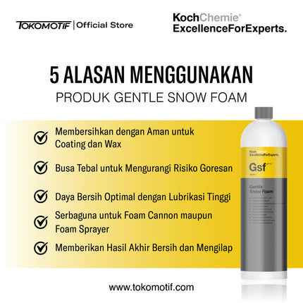 KochChemie Gentle Snow Foam 1000-5000 ml - Shampo