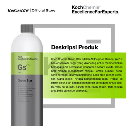 KochChemie Green Star 1000-5000 ml - Pembersih Serba Guna