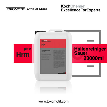 KochChemie Hallenreinger Sauer 23 Kg - Pembersih Ruang Cuci Mobil