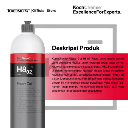 KochChemie Heavy Cut H8.02 250-1000 ml - Kompon Poles