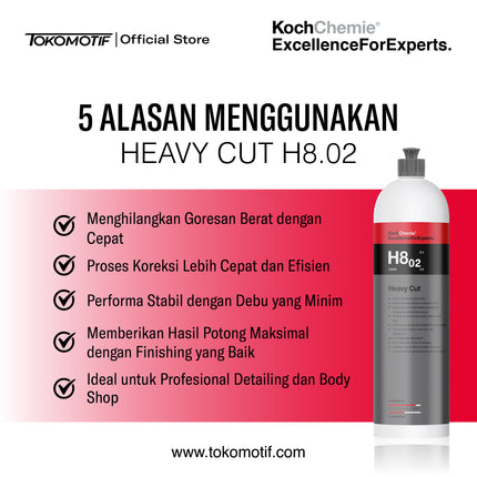 KochChemie Heavy Cut H8.02 250-1000 ml - Kompon Poles