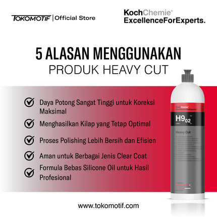 KochChemie Heavy Cut H9.02 250-1000 ml - Kompon Poles