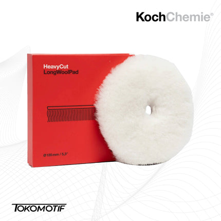 KochChemie Heavy Cut Long Wool Pad 135 mm - Pad Poles