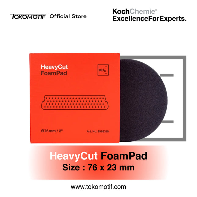 KochChemie Heavy Cut Pad 76x23 mm - Pad Poles