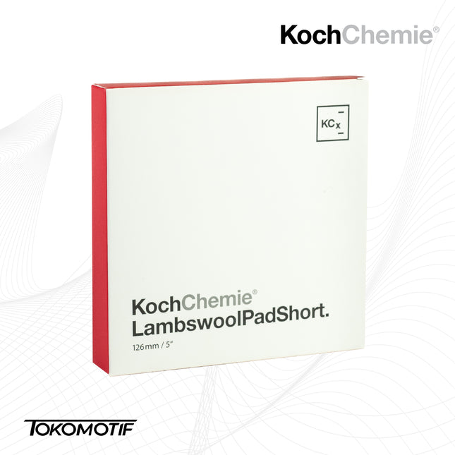 KochChemie Lambswool Pad Short 126 mm - Pad Poles