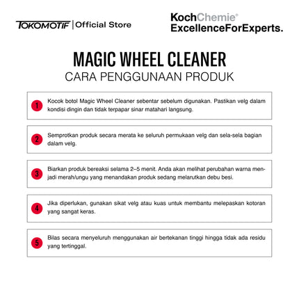 KochChemie Magic Wheel Cleaner 500 ml - Pembersih Velg