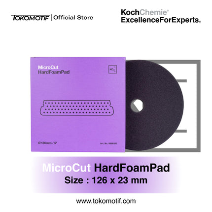 KochChemie Micro Cut Hard Foam Pad 126x23 mm - Pad Poles
