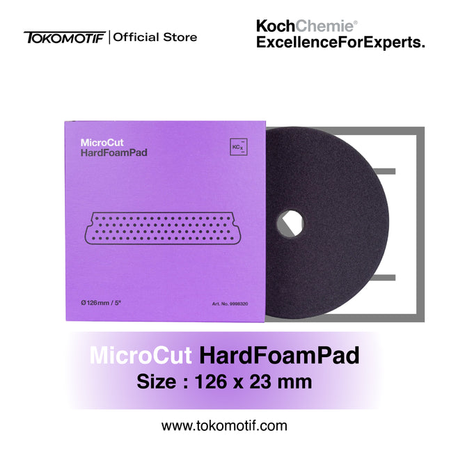 KochChemie Micro Cut Hard Foam Pad 126x23 mm - Pad Poles