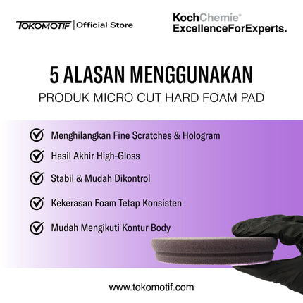 KochChemie Micro Cut Hard Foam Pad 45x23 mm - Pad Poles
