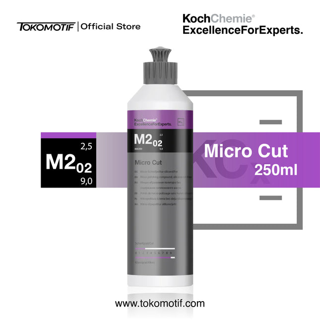 KochChemie Micro Cut M2.02 250 ml - 1000 ml Polish Anti Hologram Mobil High Gloss Silicone Free