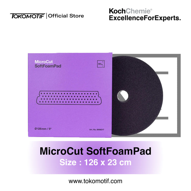 KochChemie Micro Cut Soft Foam Pad 126x23 mm - Pad Poles