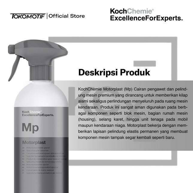 KochChemie Motorplast 500 ml - Semir Ruang Mesin