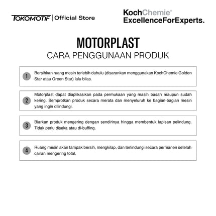 KochChemie Motorplast 500 ml - Semir Ruang Mesin