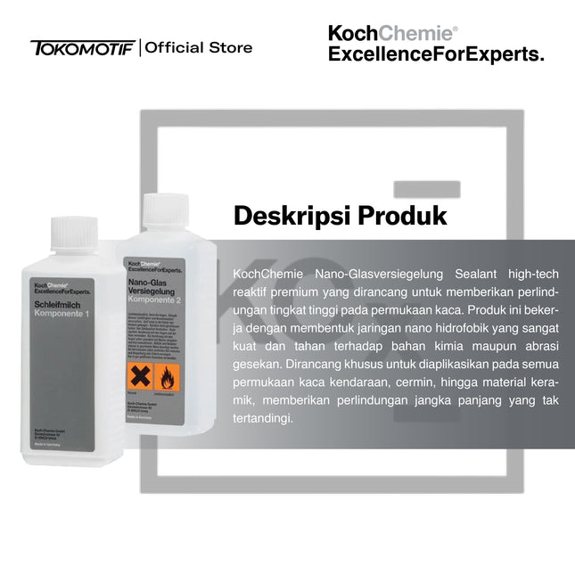 KochChemie Nano Glasversiegelung 250 ml - Coating Kaca