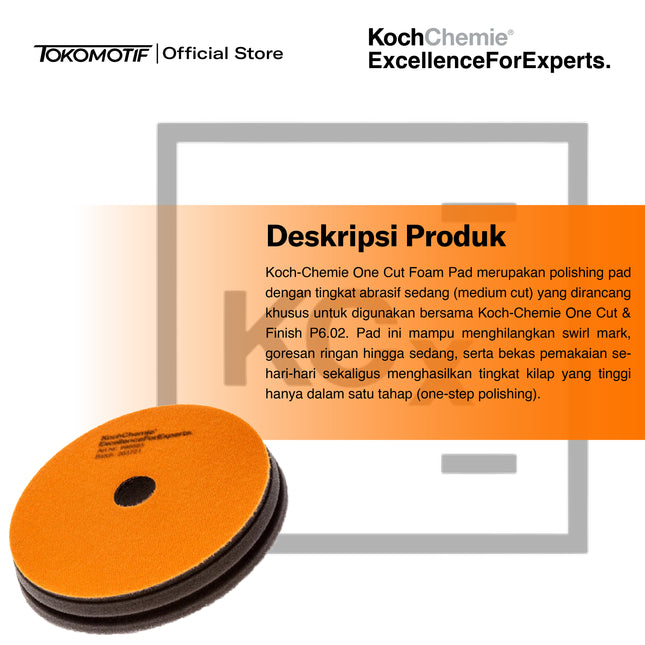 KochChemie One Cut Foam Pad 126x23 mm - Pad Poles