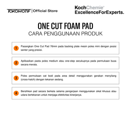 KochChemie One Cut Pad 45x23 mm - Pad Poles