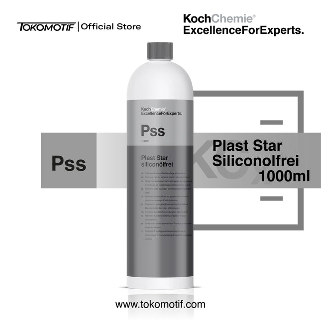 KochChemie Plast Star Siliconolfrei 1000 ml - Cairan Perawatan Plastik