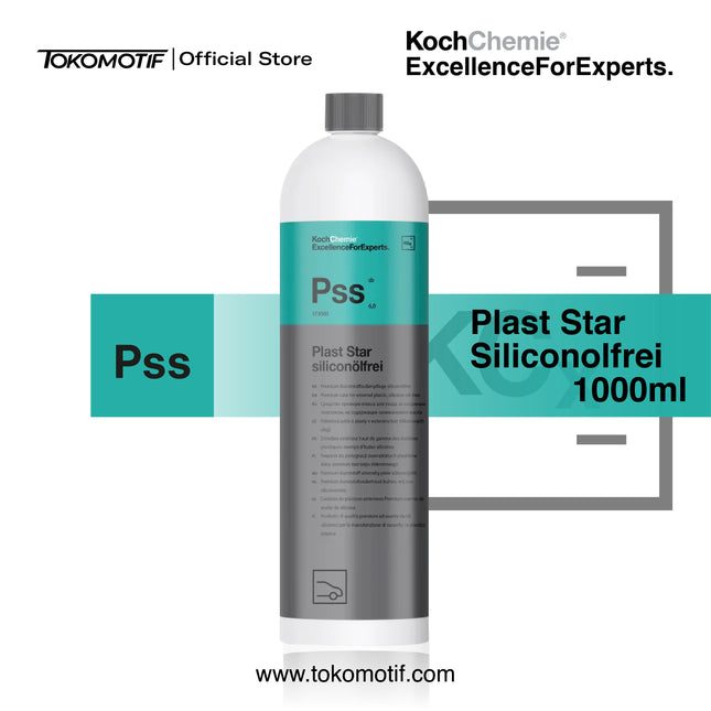 KochChemie Plast Star Siliconolfrei 1000 ml - Cairan Perawatan Plastik