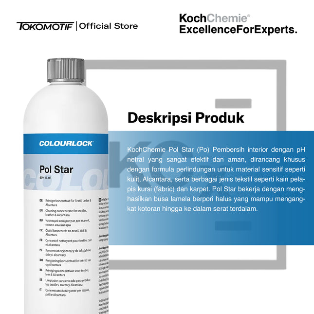 KochChemie Pol Star 1000 ml - Pembersih Kain Dan Kulit