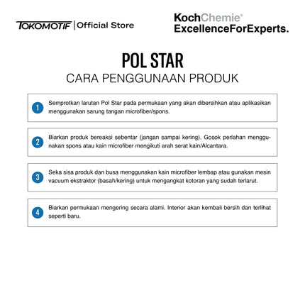 KochChemie Pol Star 1000 ml - Pembersih Kain Dan Kulit