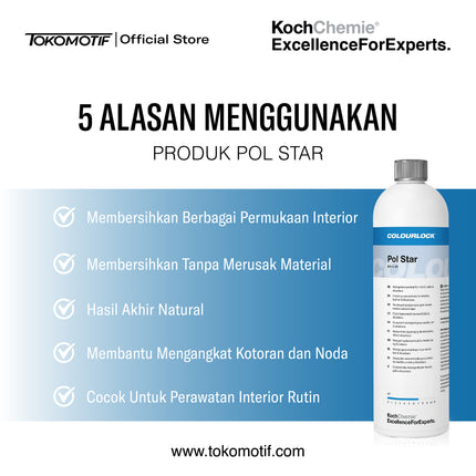 KochChemie Pol Star 1000 ml - Pembersih Kain Dan Kulit