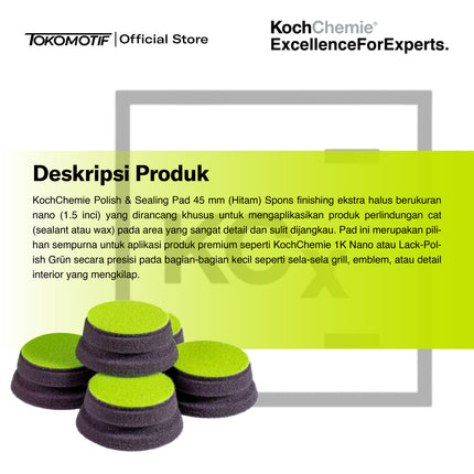 KochChemie Polish & Sealing Pad 45x23 mm - Pad Poles