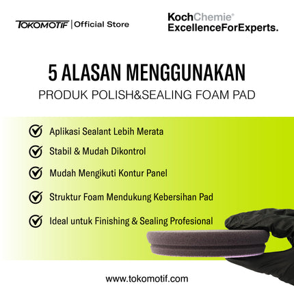 KochChemie Polish & Sealing Pad 45x23 mm - Pad Poles