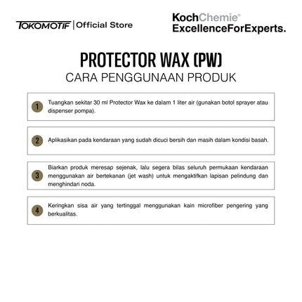 KochChemie Protector Wax 1000-10000 ml - Cairan Efek Daun Talas
