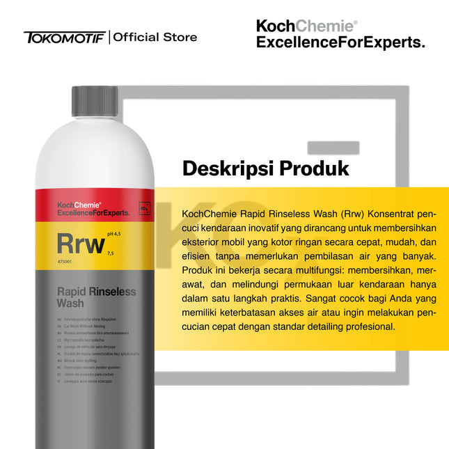 KochChemie Rapid Rinseless Wash 1000 ml - Shampo