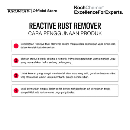 KochChemie Reactive Rust Remover 500 ml - Cairan Pembersih Kimia