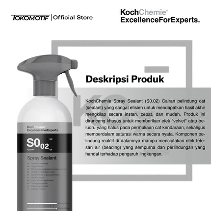 KochChemie Spray Sealant S0.02 500 ml - Maintenance Body Mobil